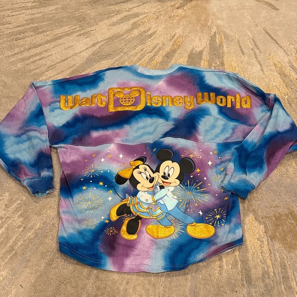 Disney Tops - Walt Disney World 50th Anniversary size S Grand Finale Spirit jersey EUC